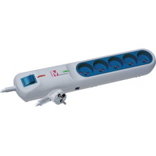 Lestar Power strip Lestar LFT 2001A overvoltage 5 sockets 5 m grey (1966001269)