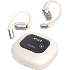 4Smarts Open-Ear Bluetooth Kopfhörer SkyBuds AI Screen, beige