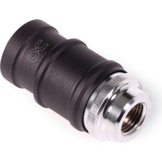 Alphacool ES quick release BLH1A PushIn Female IG, connection chrome/black (matt)