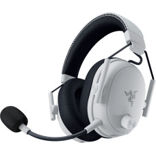 Razer BlackShark V3 Pro, gaming headset white/black, ANC, 2.4 GHz dongle, Bluetooth, USB, 3.5 mm jack