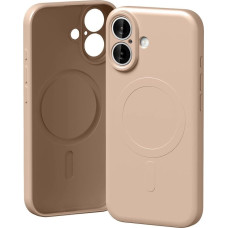 Mercury Goospery Etui Mercury Semi-Silicone MagSafe do iPhone 17 różowo-piaskowy