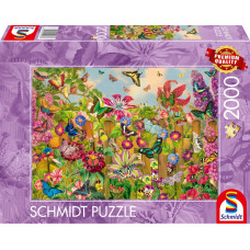 Schmidt Spiele Beautiful Butterfly Garden, Puzzle 2000 pieces