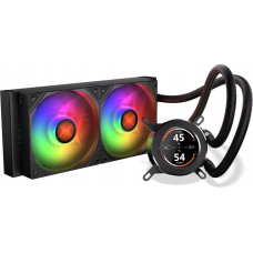Krux HydroGlance 240 LCD, water cooling, black