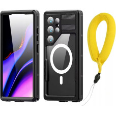 Strado Etui wodoodporne IP68 360+ pasek do Galaxy S24 Ultra (Czarne)