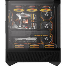 Darkflash DY460 computer case (Black) + 4 ARGB fans
