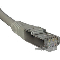 Netrack patchcord RJ45, cat. 6 FTP, 5m grey - BZPAT56F