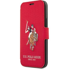 U.s. Polo Assn US Polo USFLBKP12LPUGFLRE iPhone 12 Pro Max 6.7" red/red book Polo Embroidery Collection