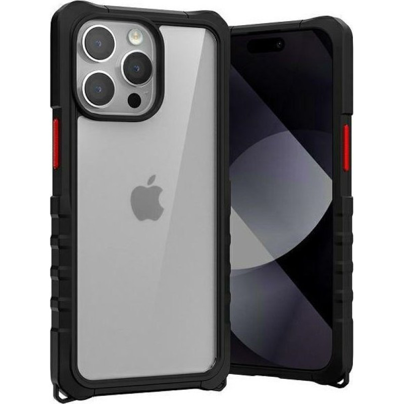 Mercury Goospery Mercury Mercury Bumper Pop Case iPhone 15 Pro 6,1" czarny /black