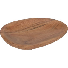 Home Styling Collection Talerz drewniany, 16 x 13 x 1,5 cm