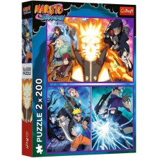 Trefl Puzzle 2x200 elementów Naruto Ninja z Wioski Ukrytego Liścia Trefl