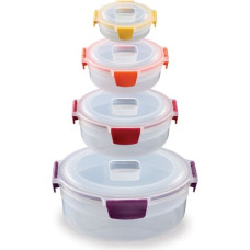 Joseph Joseph Nest Lock 4-Piece Multic. Round Food Container Set