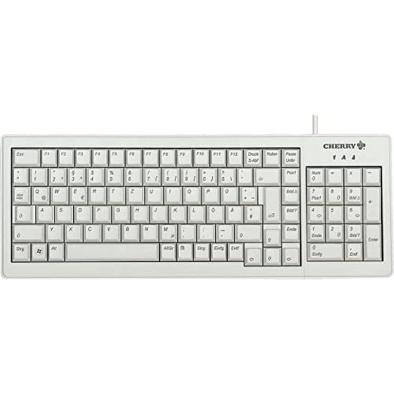 Cherry DE layout - CHERRY XS Complete Keyboard G84-5200, keyboard (grey)