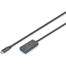 Digitus | Active USB 3.2 Gen1 5G extension cable | DA-73110 | USB-C to USB-A