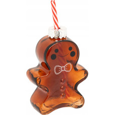 Atmosphera Szklany kubek w kształcie piernika, ze słomką, 280 ml