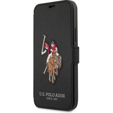 U.s. Polo Assn US Polo USFLBKP12MPUGFLBK iPhone 12/12 Pro 6.1" black/black book Polo Embroidery Collection