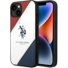 U.s. Polo Assn US POLO Etui US Polo for iPhone 14 Plus 6.7" white/white Tricolor Embossed