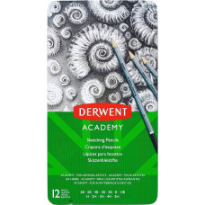 Graphite O��wki Derwent pud metal 12 (6B-5H)