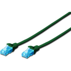 Digitus Patch cord U/UTP cat.5e PVC 3m Green