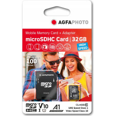Agfaphoto Tab AgfaPhoto MicroSDHC 32 GB Class 10 UHS-I/U1 A1 V10 (SB6031)