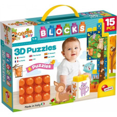 Lisciani Klocki z obrazkiem 15 elementów Carotina Baby