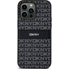 Dkny DKNY DKHCS24SPRTHSLK S24 S921  czarny/black hardcase Leather Mono Stripe & Metal Logo