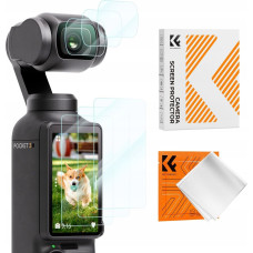 K&F Concept Zestaw 6x Osłona Szkło 9h Na Ekran + Obiektyw Do Dji Osmo Pocket 3 / K&f Concept / Sku.2231