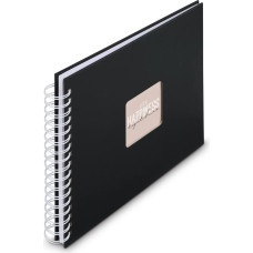 Hama 00009831 foto albums & papīra aizsardzības pārklājums Melns 50 lapas 10 x 15 Spirāles iesējums