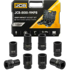 JCB NASADKI UDAROWE DŁ.kpl.  8el. 1" 12-KĄT. (22-41mm)