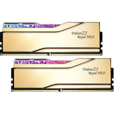 G.skill DDR5 - 64GB - 6000 - CL - 26 (2x 32 GB) dual kit (gold, F5-6000J2636H32GX2-TR5NG, Trident Z5 Royal Neo, AMD EXPO)