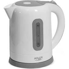 Adler | Kettles | AD 1234 | Standard kettle | 2200 W | 1.7 L | Plastic | 360° rotational base | White