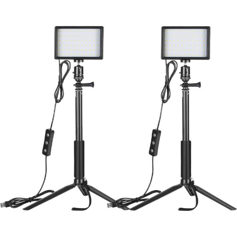 Neewer Kit Neewer ZC-10S two lamps LED + filters + tripods