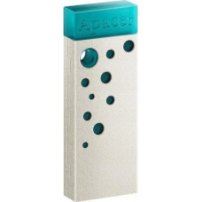 Apacer USB flash disk, USB USB 2.0, 32GB, AH11J, Turquoise green, AP32GAH11JG-1, USB A, py�oszczelna, wodoodporna