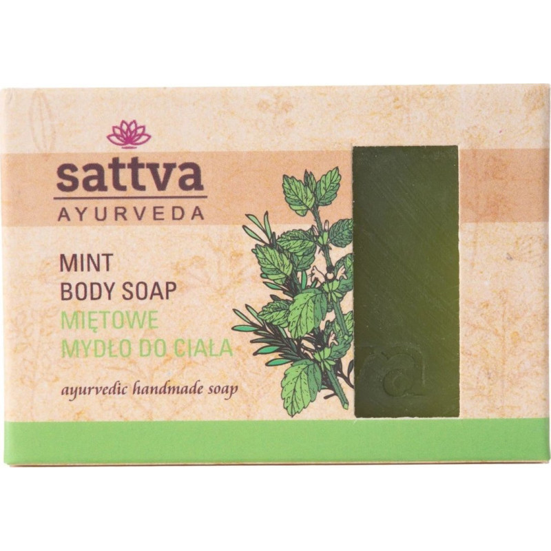 Sattva Ayurveda Miętowe mydło do ciała 125g