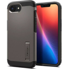 Spigen Etui Spigen Tough Armor z MagSafe na iPhone SE 4 (2025) z podstawką - szare