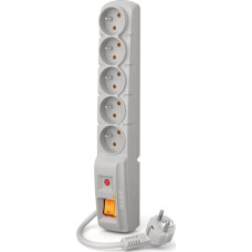Acar Power strip Acar F5 overvoltage 5 sockets 5 m grey (W0108)