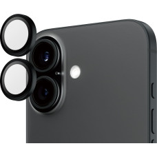 Panzerglass ® Hoops® Black Camera Lens Protector iPhone 16 | 16 Plus Caurspīdīgs ekrāna aizsargs Apple 1 pcs