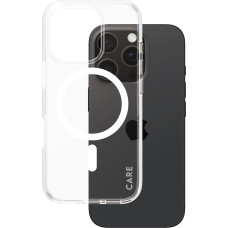Panzerglass CARE by ® Flagship Case Transparent Urban Combat w. White MagSafe iPhone 16 Pro mobilo telefonu apvalks Aploksne Caurspīdīgs