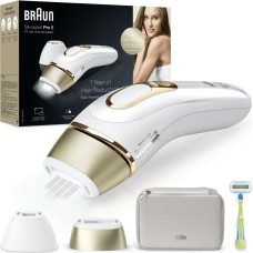 Braun Silk-expert Pro IPL PL5152, hair remover white/gold, incl. bag + standard & wide attachment + Venus razor