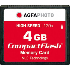 Agfaphoto Compact Flash      4GB High Speed 120x MLC