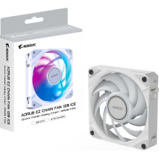 Gigabyte AORUS EZ CHAIN FAN 120, case fan white, 120 mm