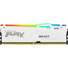 Kingston DDR5 - 32GB - 6000 - CL - 30, single (white, KF560C30BWEA-32, FURY Beast RGB, INTEL XMP, AMD EXPO)