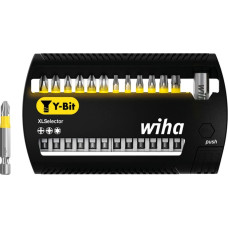 Wiha bit set XLSelector Y-Bit 50mm, 13-piece black/yellow, PH / PZ / TX