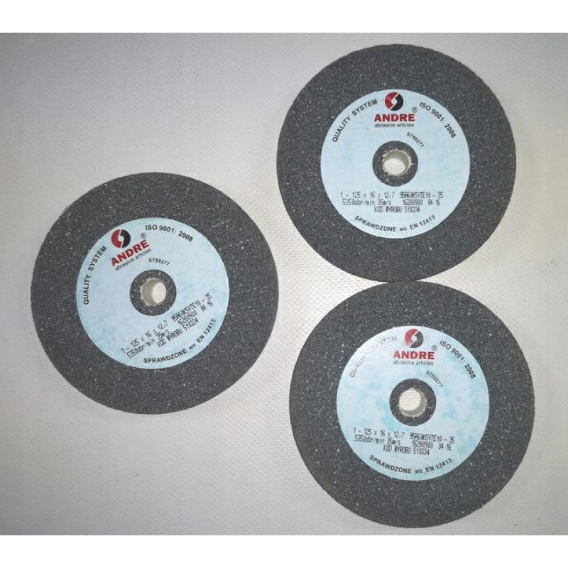 Andre ŚCIERNICA PŁASKA 125mm x 16mm x 12,7mm 95A60K5VTE10-35 SZARA "TYP 1"