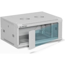 Alantec Szafa wisząca 19" 4U 600x450, drzwi szklane jednoskrzydłowe, tył osłona pełna demontowalna, osłony boczne pełne demontowalne zam