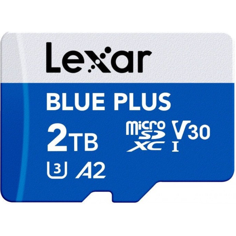 Lexar Karta pamięci microSD 2TB C10 A2 U3 V30 170MB/s Blue Plus
