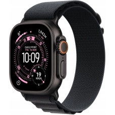 Apple Smartwatch Apple Watch Ultra 3 GPS + Cellular 49mm Black Titanium / Alpine Loop L Czarny  (MF0X4QP/A)