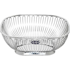 Alessi 845 Square Wire Basket Stainless Steel