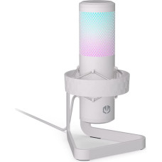 Endorfy AXIS Streaming, microphone (white, USB-C, RGB, 3.5 mm jack)