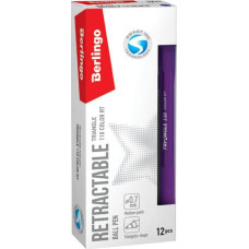Berlingo Berlingo, ball pen, blue, 12pcs, 0.7mm, Triangle 110 RT color