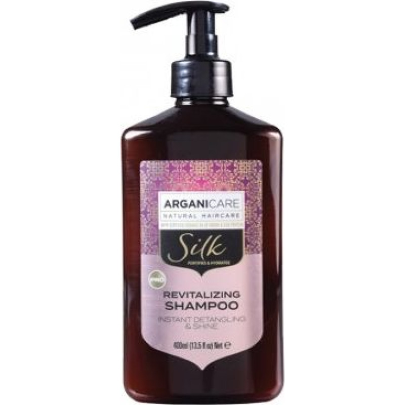 Arganicare Arganicare Silk Szampon rozplątujący włosy z jedwabiem 400 ml